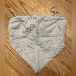 Sky to Moon, light purple mini top, size S